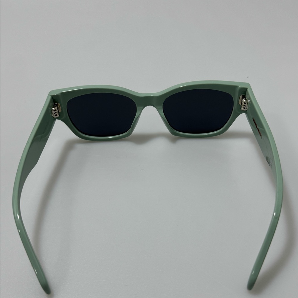 Celine Monochroms 54MM Cat Eye Sunglasses Green - Picture 3 of 7
